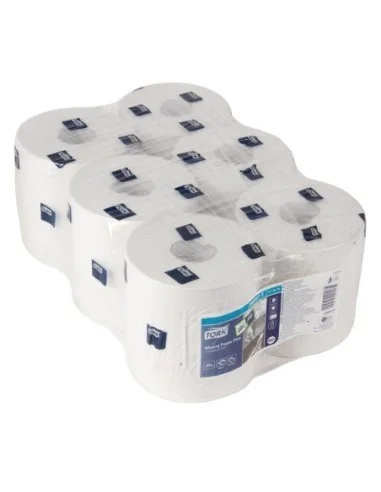 Bobines blanches pour distributeur à dévidage central Tork (lot de 6)