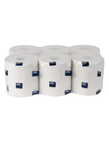 Bobines blanches pour distributeur à dévidage central Tork (lot de 6)