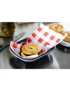 Papier ingraissable vichy rouge 190 x 310mm (lot de 200) 2