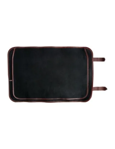 Trousse à couteaux en toile Boldric noire 9 emplacements