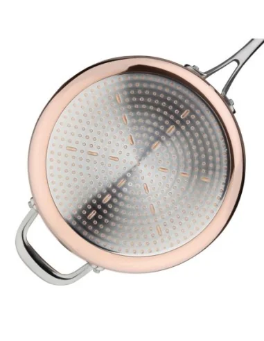 Sauteuse en cuivre 3 couches induction Vogue 240mm