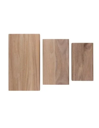 Rehausses en bois d'acacia FSC Olympia (lot de 3)