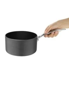 Casserole antiadhésive en aluminium anodisé Vogue 180mm 2