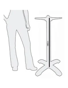 Pied de mange-debout en fonte Bolero 2