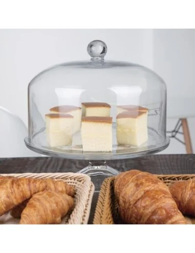 Cloche à gâteau en verre Olympia 