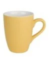 Mug pastel mat en porcelaine Olympia jaune 320ml 