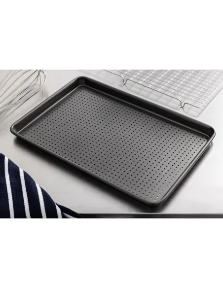 Plaque de cuisson perforée antiadhésive MasterClass Crusty Bake