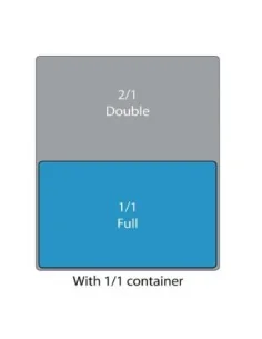 Bac professionnel antiadhésif Vogue GN 1/1 40mm 2