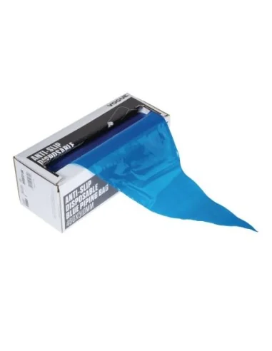 Poches à douille jetables antidérapantes bleues Vogue (x100)