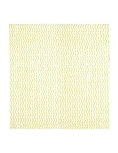 Chiffons non tissés Jantex jaunes (rouleau de 100 chiffons)