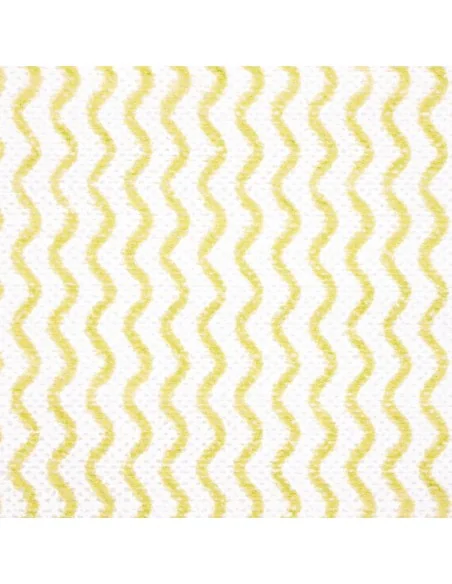 Chiffons non tissés Jantex jaunes (rouleau de 100 chiffons)