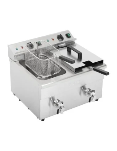 Friteuse induction double Buffalo 2 x 3 kW