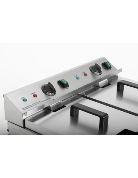 Friteuse induction double Buffalo 2 x 3 kW