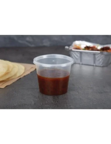 Pots à sauce micro-ondables en plastique Fiesta Recyclable 150ml (lot de 100)