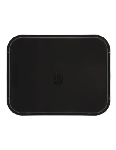 Plateau rectangulaire antidérapant en fibre de verre Camtread Cambro noir 45,7 cm