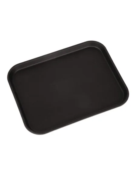 Plateau rectangulaire antidérapant en fibre de verre Camtread Cambro noir 45,7 cm