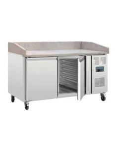 Comptoir à pizza 2 portes dessus granit Polar Série U 2