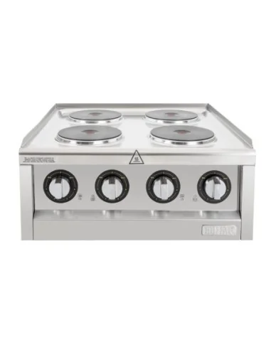 Table de cuisson électrique 4 feux Buffalo Série 600 