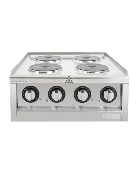 Table de cuisson électrique 4 feux Buffalo Série 600 