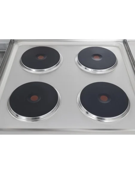 Table de cuisson électrique 4 feux Buffalo Série 600 
