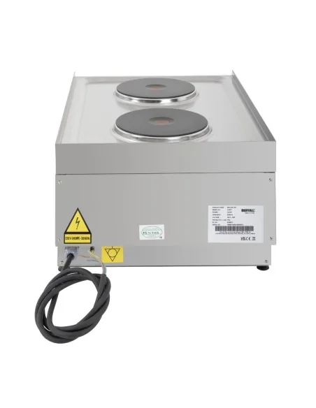 Table de cuisson électrique 2 feux Buffalo Série 600 