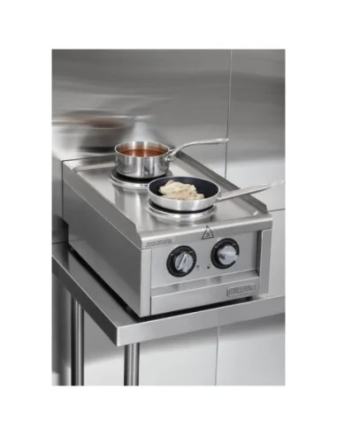 Table de cuisson électrique 2 feux Buffalo Série 600 