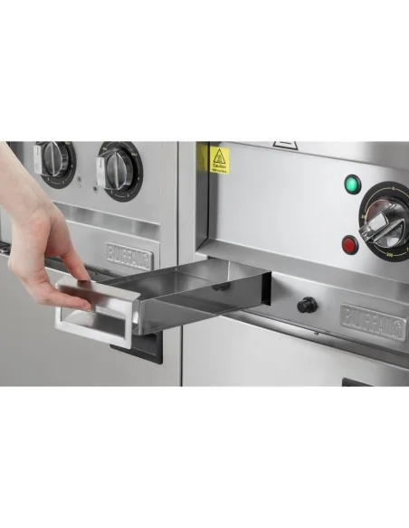 Plancha électrique Buffalo Série 600 largeur 400 mm