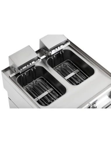 Friteuse électrique double Buffalo Série 600 2 x 8L