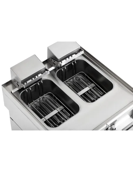 Friteuse électrique double Buffalo Série 600 2 x 8L