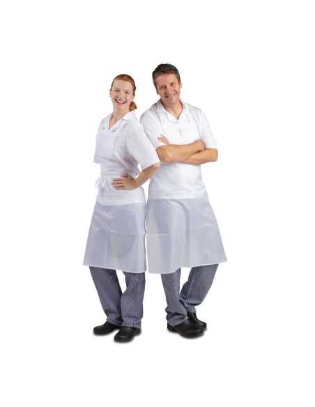 Tablier bavette déperlant Whites blanc