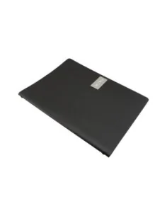 Protège-menu en cuir recyclé brut Securit Gamme Leather A4 noir 2