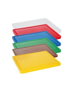 PLAQUE DE DECOUPE GN1/1 ROUGE POLYETHYLENE HD500 - AVEC...