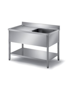 PLONGE DEMONTABLE INOX 304. 2 BACS 500X400X250MM PIEDS...