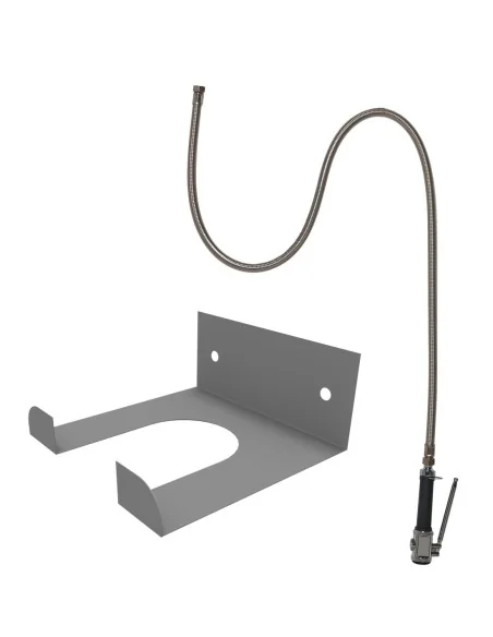 DOUCHETTE DE RINCAGE AVEC FLEXIBLE DE 2000 MM ET SUPPORT ACCROCHABLE