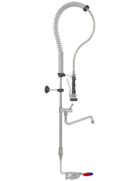 DOUCHETTE MITIGEE COMMANDE PAR 2 PEDALES  H (en mm) : 1 200