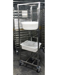 ECHELLE INOX SOUDEE POUR 8 BACS DE DIVISEUSE CHAPE POLY....