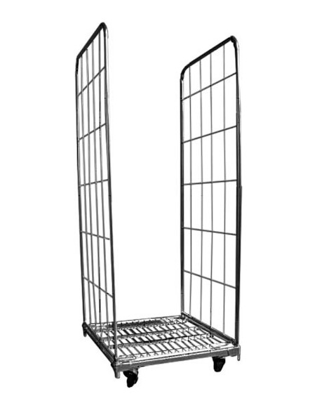 ETAGERE FIL ZINGUE ELECTROLYTIQUE POUR ROLLCONTAINER L.720 MM L (en mm) : 720 - P (en mm) : 800