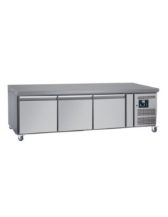 SOUBASSEMENT REFRIGERE. -2/+8°C .  3 PORTES GN1/1. SUR...