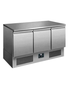 DESSERTE REFRIGEREE INOX CENTRALE. +2/+8°C. GAZ R290....