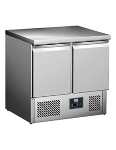DESSERTE REFRIGEREE INOX CENTRALE. +2/+8°C. GAZ R600A....