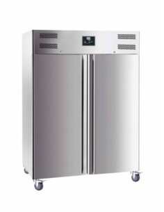ARMOIRE REFRIGEREE INOX 2 PORTES-18/-22°C  FROID VENTILE....