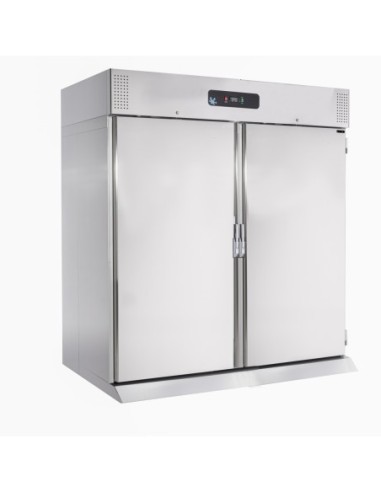 ARMOIRE REFRIGEREE INOX. 2 PORTES -2/+8°C...