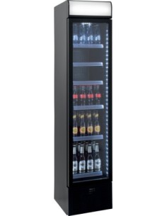 VITRINE A BOISSONS ETROITE R600A. 0°C/+7°C.  1 PORTE...