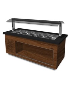 BUFFET REFRIGERE CENTRAL. FROID STATIQUE 0°C/+10°C 6GN...