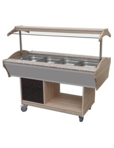 BUFFET REFRIGERE CENTRAL. FROID STATIQUE 0/+10°C. CUVE...