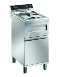 FRITEUSE SUR PIETEMENT FERME ELECTRIQUE AVEC ROBINET DE...