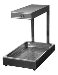 CHAUFFE-FRITES INFRAROUGE. BAC GN1/1-65 CONSTRUCTION TOUT...