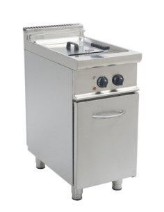 FRITEUSE ELECTRIQUE INOX 304. 1 CUVE 17L. 1 PANIERS...