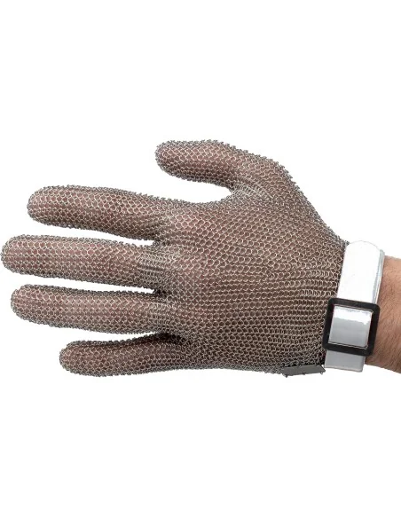 GANT COTTE DE MAILLE TAILLE 7-7.5 REVERSIBLE. COULEUR BLANCHE