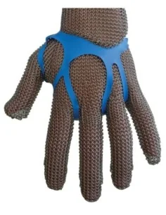 PAQUET DE 100 PCS FIXE GANT TAILLE MEDIUM COULEUR BLEUE